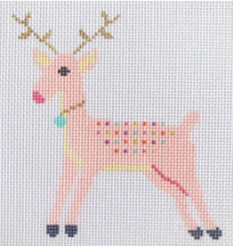Canvas PINK REINDEER  SRD63