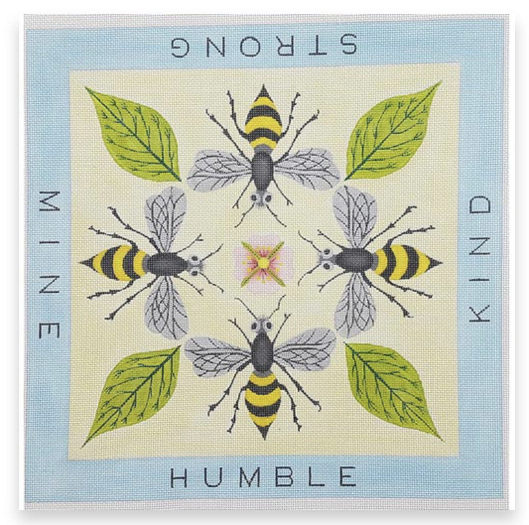 Canvas BEE MINE, HUMBLE, STRONG, KIND  ZE691