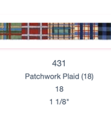 Canvas PATCHWORK PLAID BELT  431