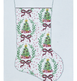 Canvas CHRISTMAS TREES STOCKING  KCD7619