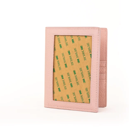 Accessories PASSPORT COVER - SELF FINISHING - PEBBLE LEATHER ICE BLUE