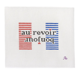 Canvas AU REVOIR  PASSPORT COVER INSERT RB