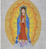 Canvas OUR LADY OF GUADALUPE OVAL  HO3126
