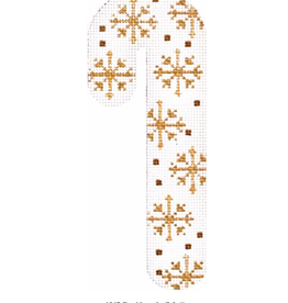 Canvas SNOWFLAKE CANDY CANE  1347B