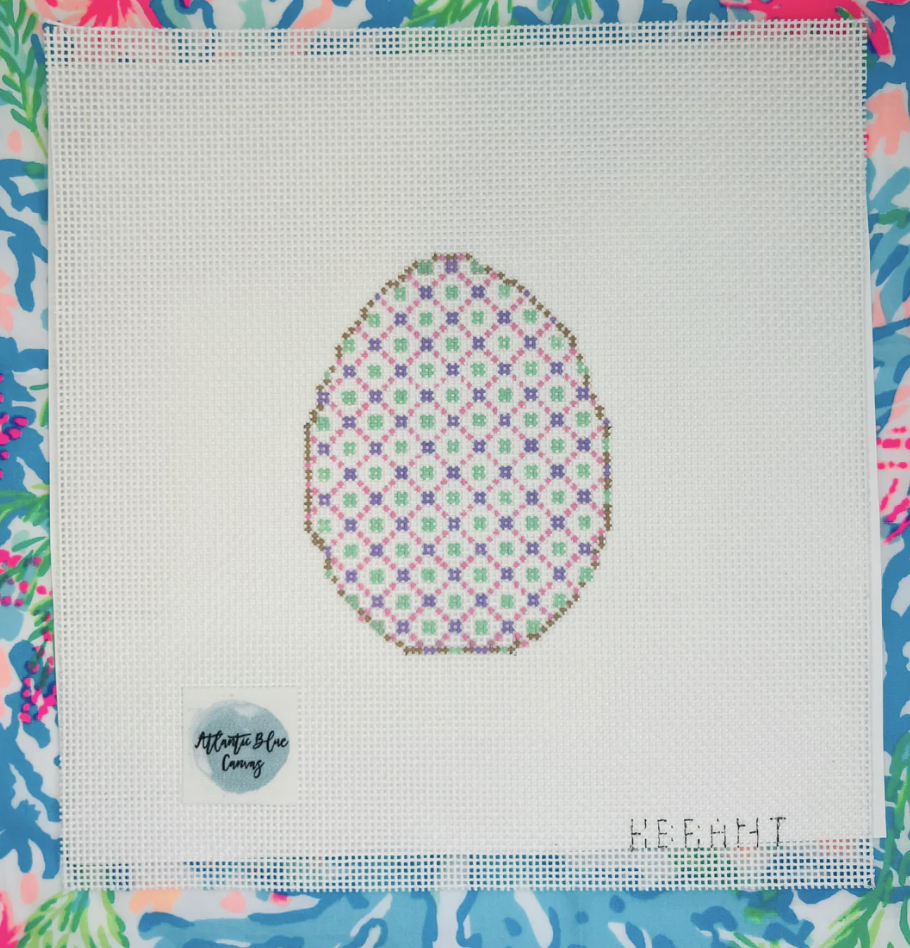 Canvas EASTER EGG - PURPLE AND PINK   ABC57