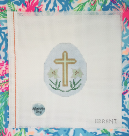 Canvas EASTER EGG - CROSS   ABC61