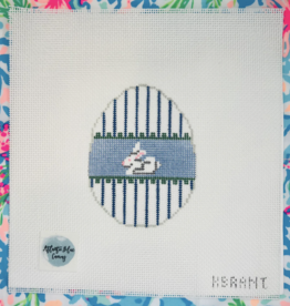 Canvas EASTER EGG - BLUE BUNNY  ABC59