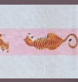 Canvas TIGERS ON PINK STRAP  RE09