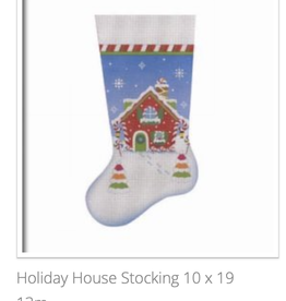 Canvas HOLIDAY HOUSE  STOCKING  STK04
