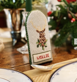 Canvas CHRISTMAS STAG  PLACE CARD   PR132