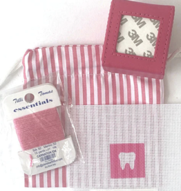 Canvas BITTY BOX KIT -HOT  PINK BOX TOOTH FAIRY