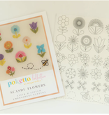 Yarn SCANDI FLOWERS STICK AND STITCH TRANSFER PATTERNS