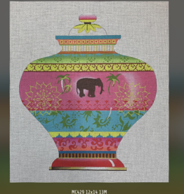 Canvas ELEPHANT URN  MC429