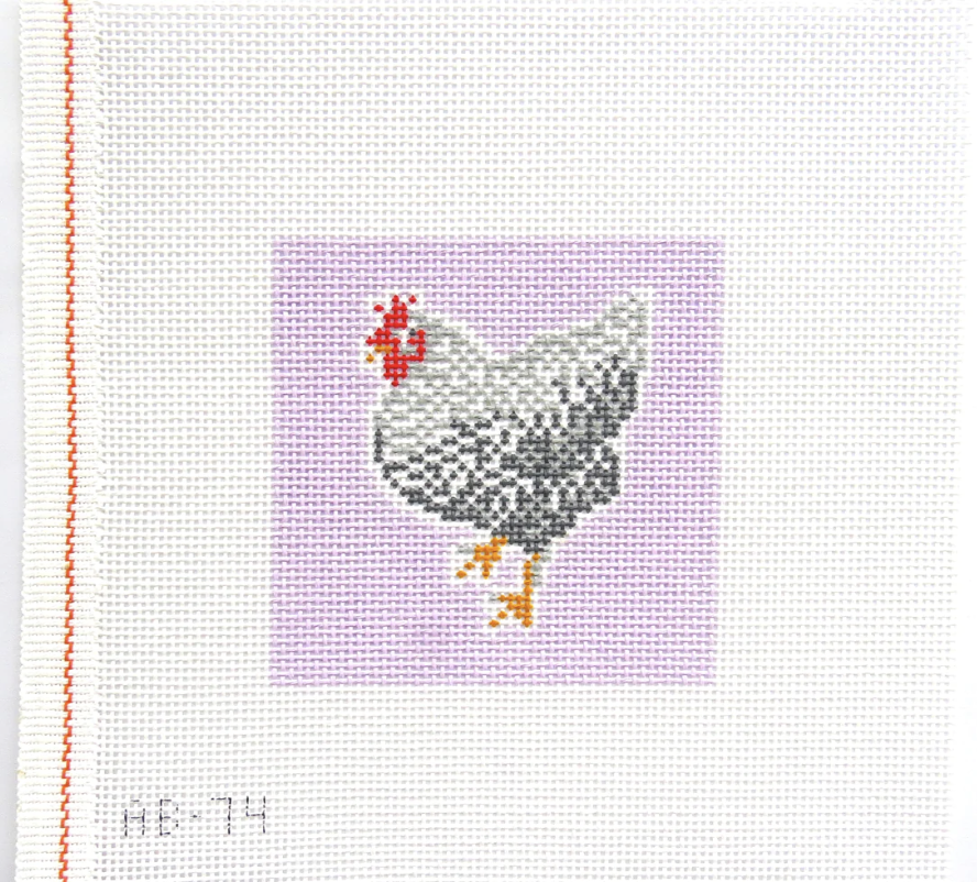 Canvas CHICKEN COASTER - DIEGO   AB74   4X4"