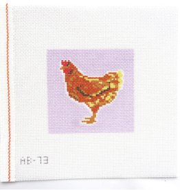 Canvas CHICKEN COASTER - SUNSHINE    AB73   4X4"