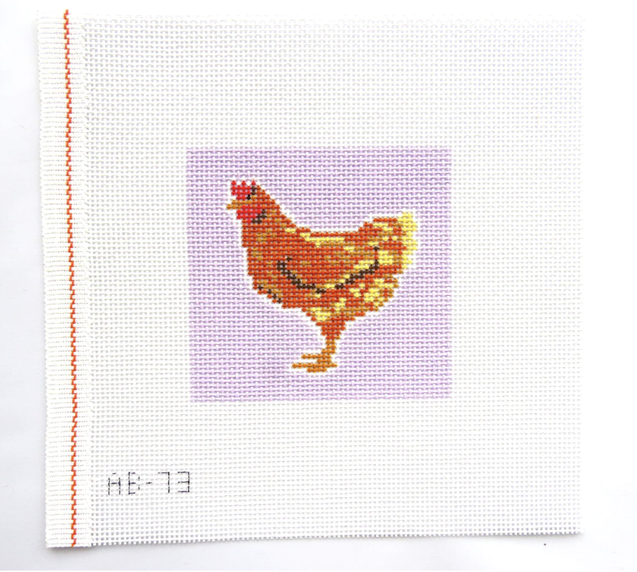 Canvas CHICKEN COASTER - SUNSHINE    AB73   4X4"