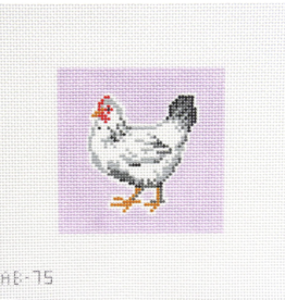 Canvas CHICKEN COASTER - BENEDICT    AB75   4X4"