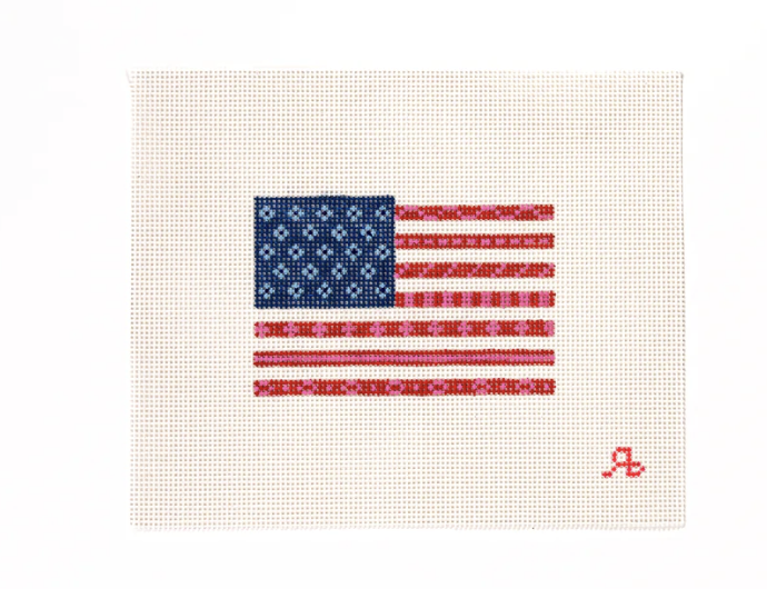Canvas USA QUILTED FLAG PASSPORT COVER INSERT  RR113