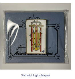 Canvas SLED WITH LIGHTS NEEDLE MINDER