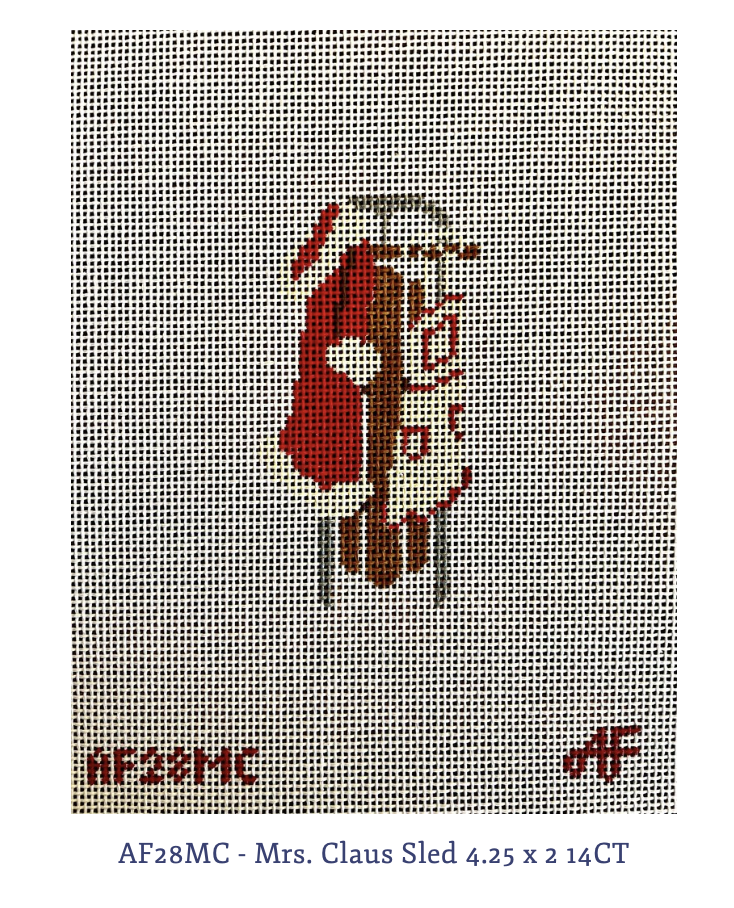 Canvas SLED - MRS CLAUS  AF28MC