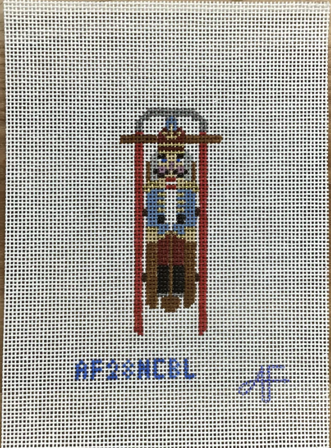Canvas SLED - BLUE NUTCRACKER  AFNOEL