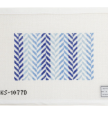 Canvas HERRINGBONE CLUTCH - BLUES  IKS1077D