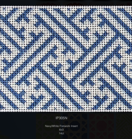 Canvas NAVY/WHITE FRETTE WORK INSERT  IP305N