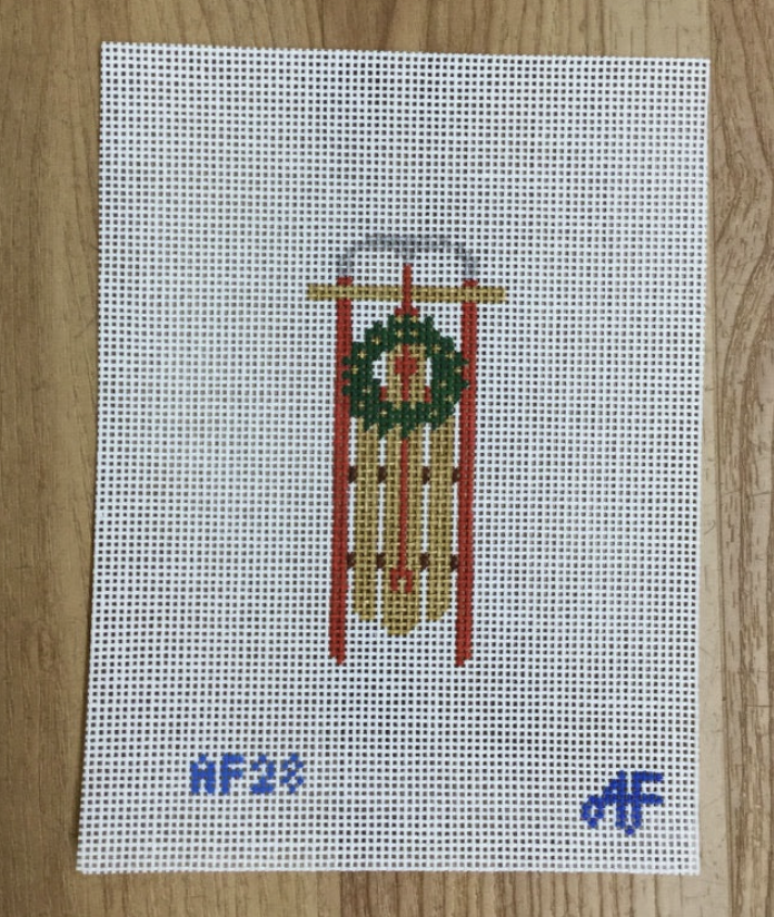 Canvas SLED - WREATH  AF28