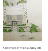 Canvas CHRISTMAS IN THE COUNTRY STOCKING  19D