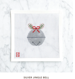 Canvas SILVER  JINGLE BELL