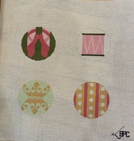 Canvas 12 DAYS OF CHRISTMAS ROUNDS SERIES -   DAYS 9-12