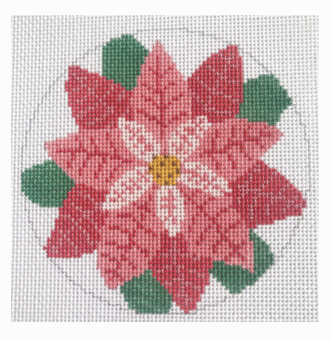 Canvas POINSETTIA ROUND  SRDFI