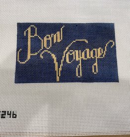 Canvas BON VOYAGE LUGGAGE TAG INSERT  KCD6246