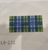 Canvas PLAID  RECTANGLE INSERT  PLD232