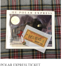 Canvas POLAR EXPRESS TICKET