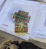 Canvas SMALL RED PLAID BOX  CH210R