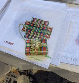 Canvas SMALL RED PLAID BOX  CH210R