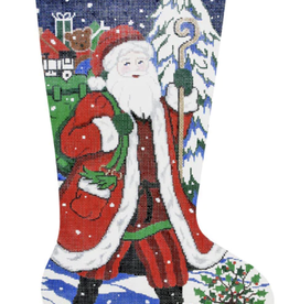 Canvas SANTA ON HIS WAY  XS7145