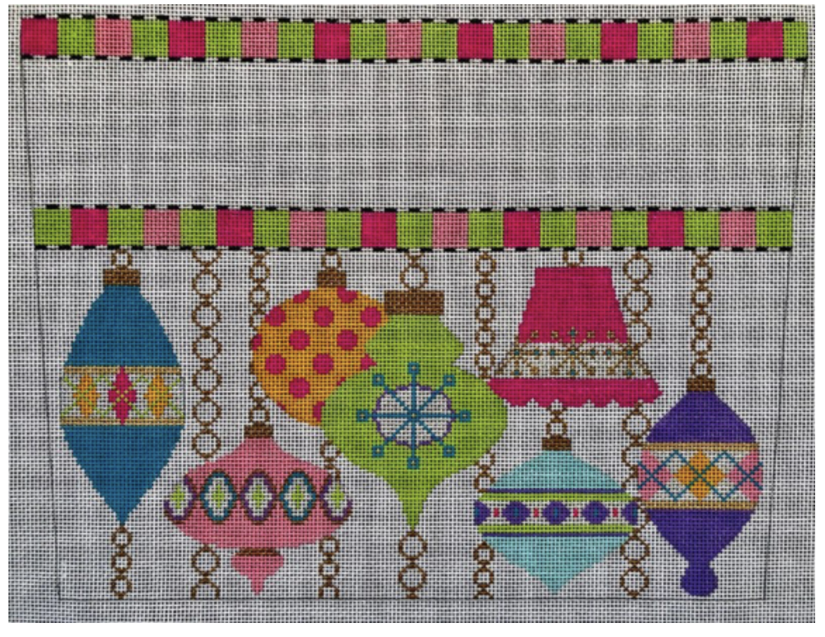 Canvas ORNAMENTS STOCKING TOPPER  CH600