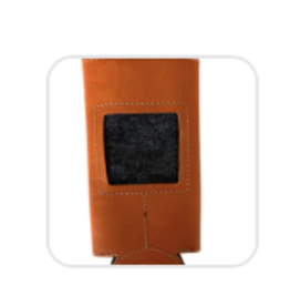 Accessories CAN COZY/KOOZIE  LEATHER IN SIENNA/ORANGE - SLIM