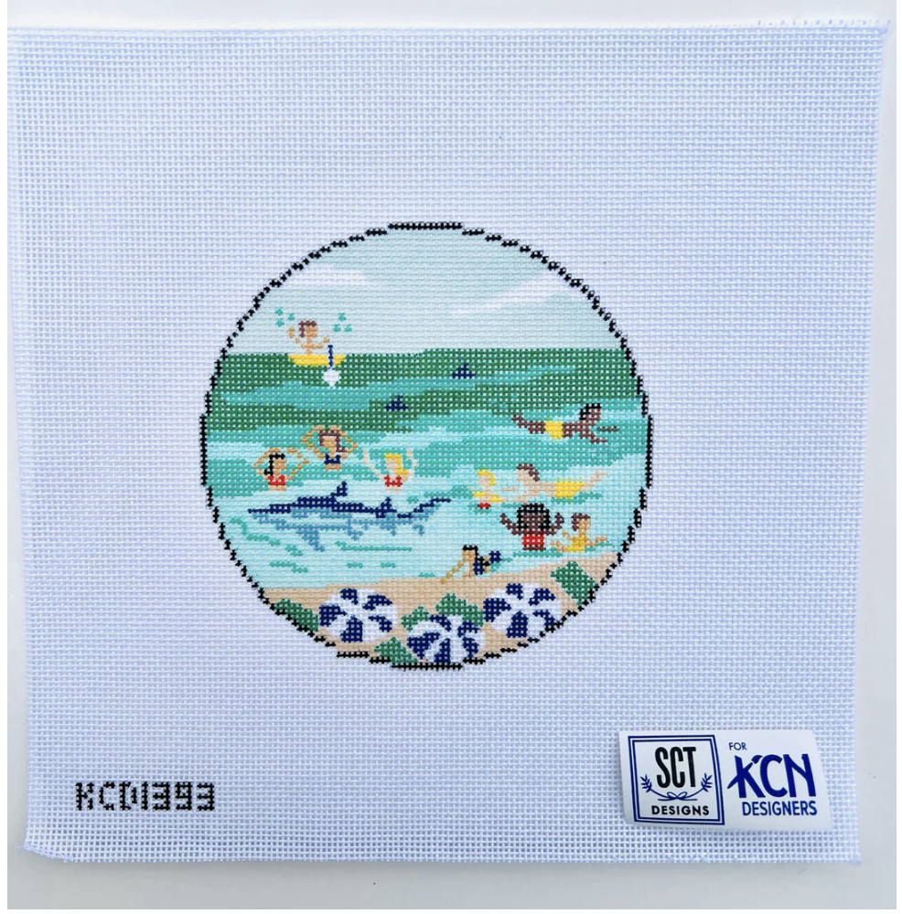 Canvas SWIMMING WITH SHARKS  KCD1393