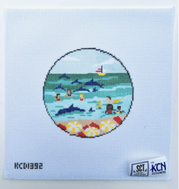 Canvas SWIMMING WITH DOLPHINS  KCD1392