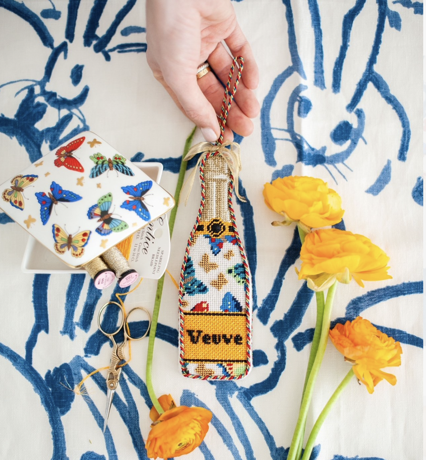 Canvas VEUVE BOTTLE - FARFALLA  CLV004F