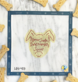 Canvas DEAR SANTA..I WAS NAUGHTY   WN419