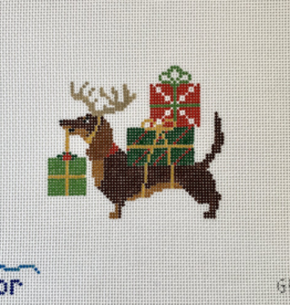 Canvas SPECIAL DELIVERY - DACHSHUND  G6