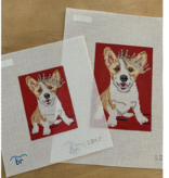 Canvas CORGI QUEEN   LON7