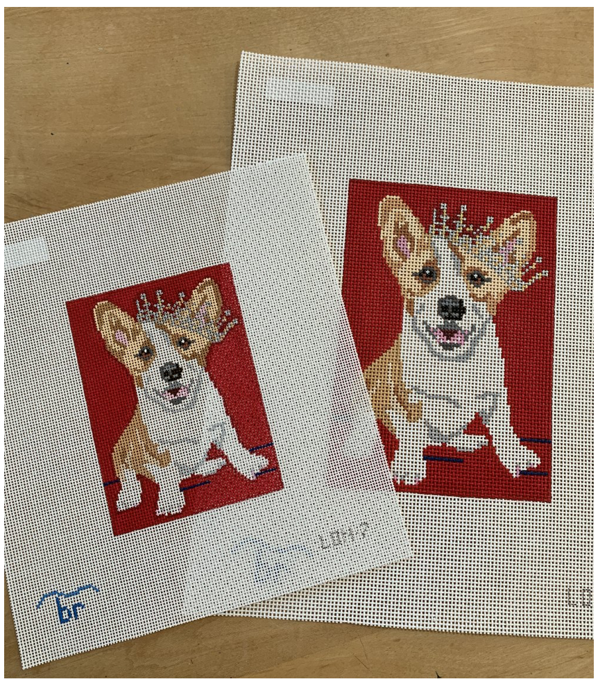 Canvas CORGI QUEEN   LON7