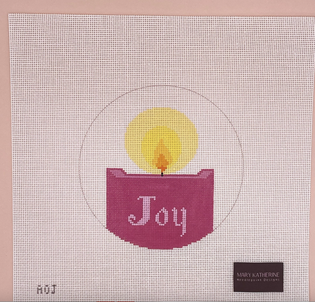 Canvas ADVENT ROUND 5" - JOY  MKN0020   SALE RG $77.50