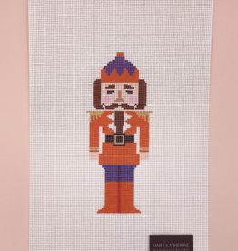 Canvas SCHOOL COLORS NUTCRACKERS - CLEMSON  MKN001