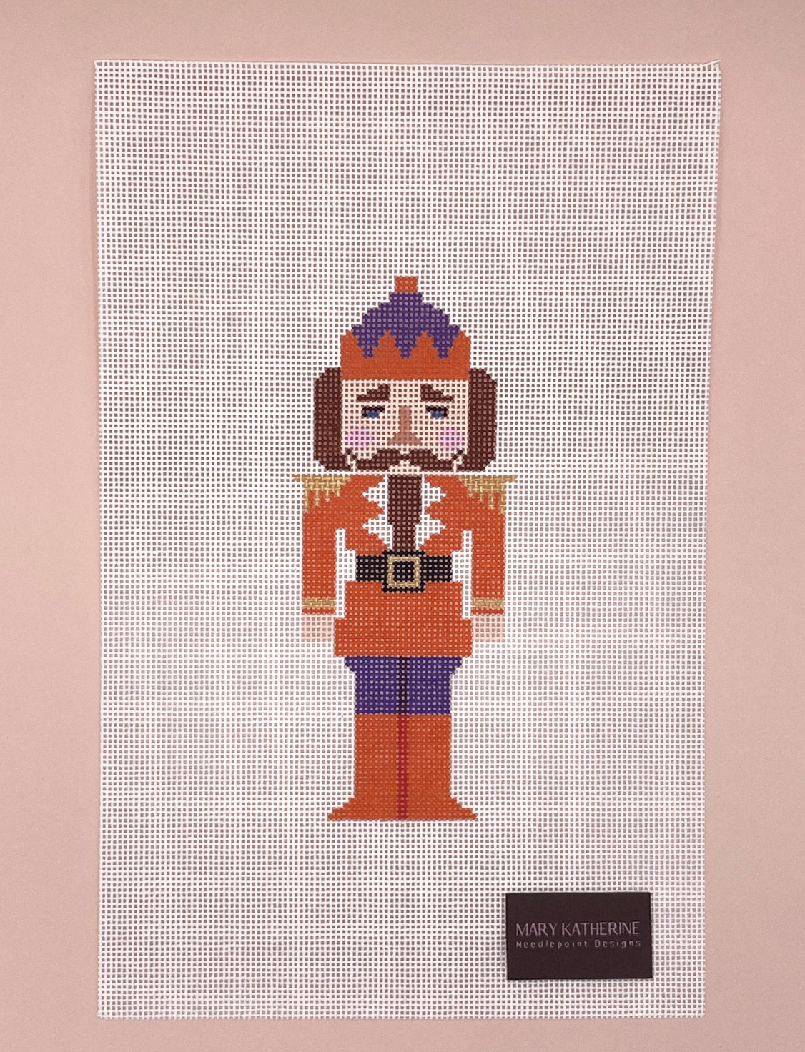 Canvas SCHOOL COLORS NUTCRACKERS - CLEMSON  MKN001